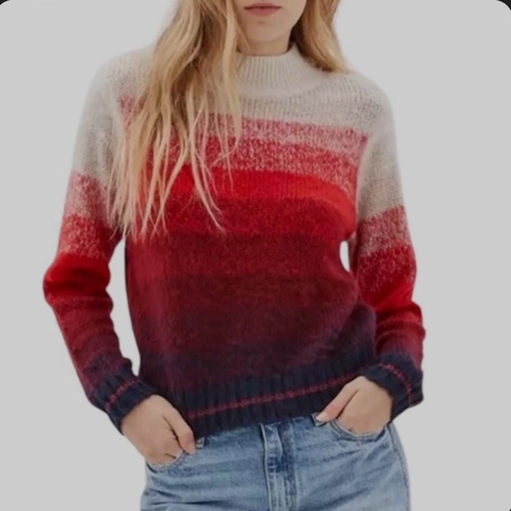 American Eagle | NWT Striped Red and Blue Women's Sweater size S